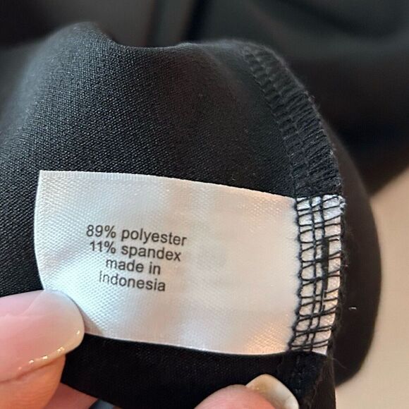 Lane Bryant Womens Midi Dress 20 Black A Line Basic Chic Dress - Picture 10 of 10